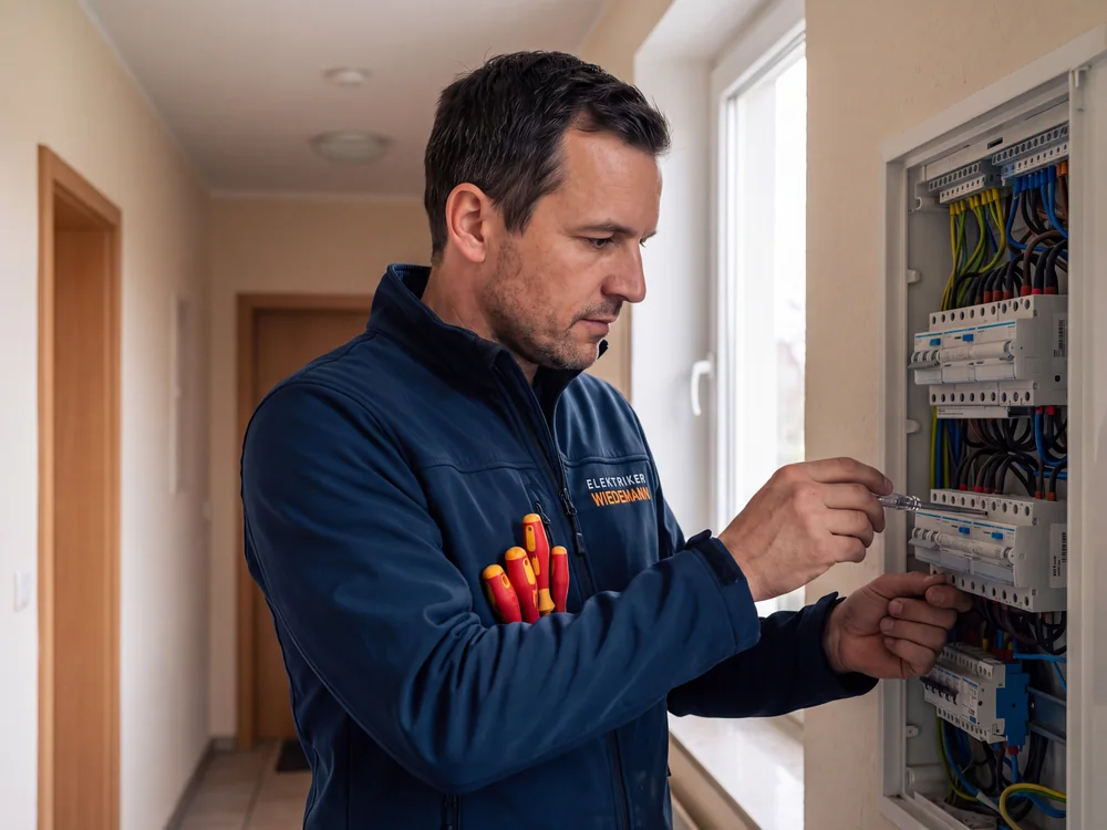 Stefan Wiedemann bei der Arbeit